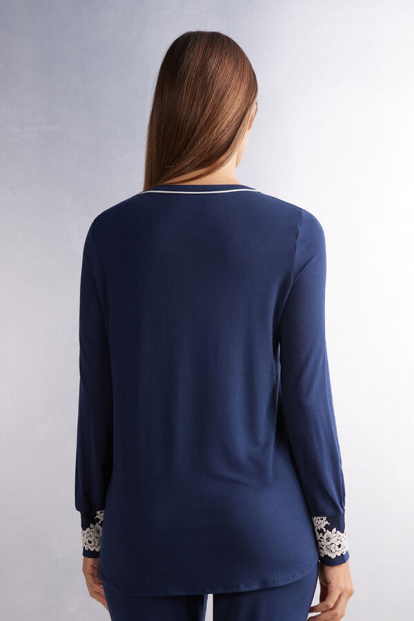 Maglia In Modal Pretty Flowers