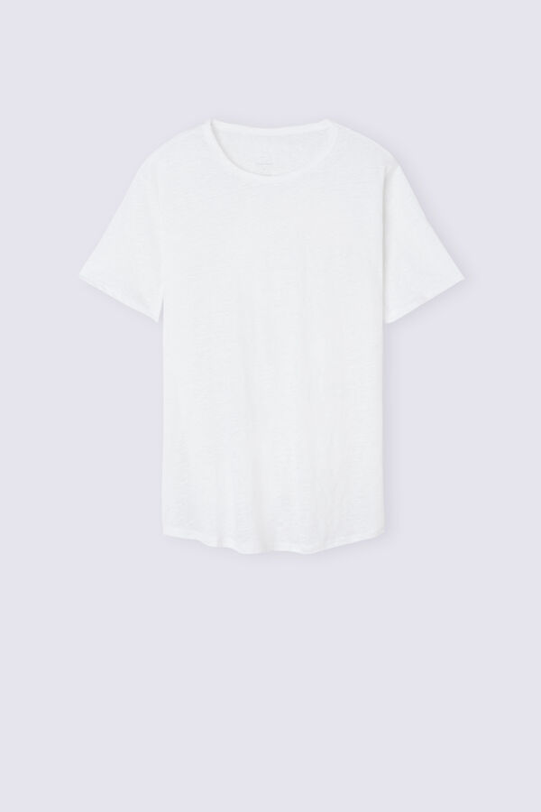 Maglia Manica Corta in Lino