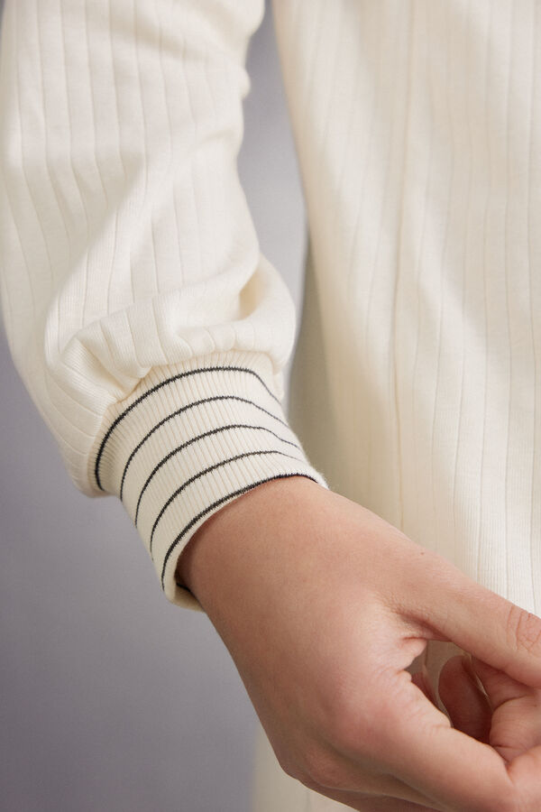 Maglia Manica Lunga Creamy Stripes