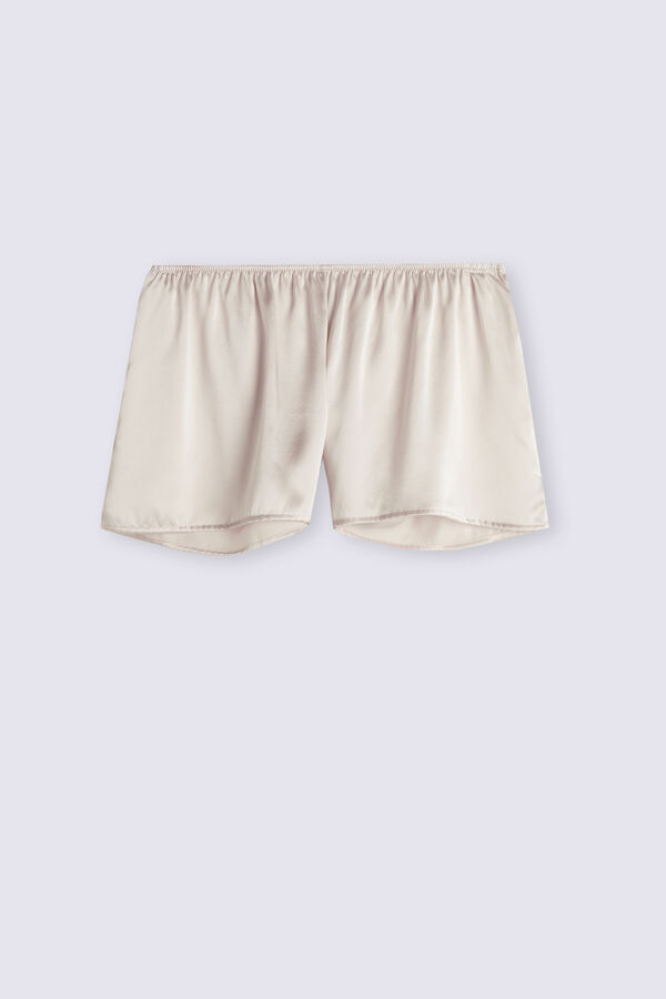 Pantaloncino Liscio in Raso di Seta