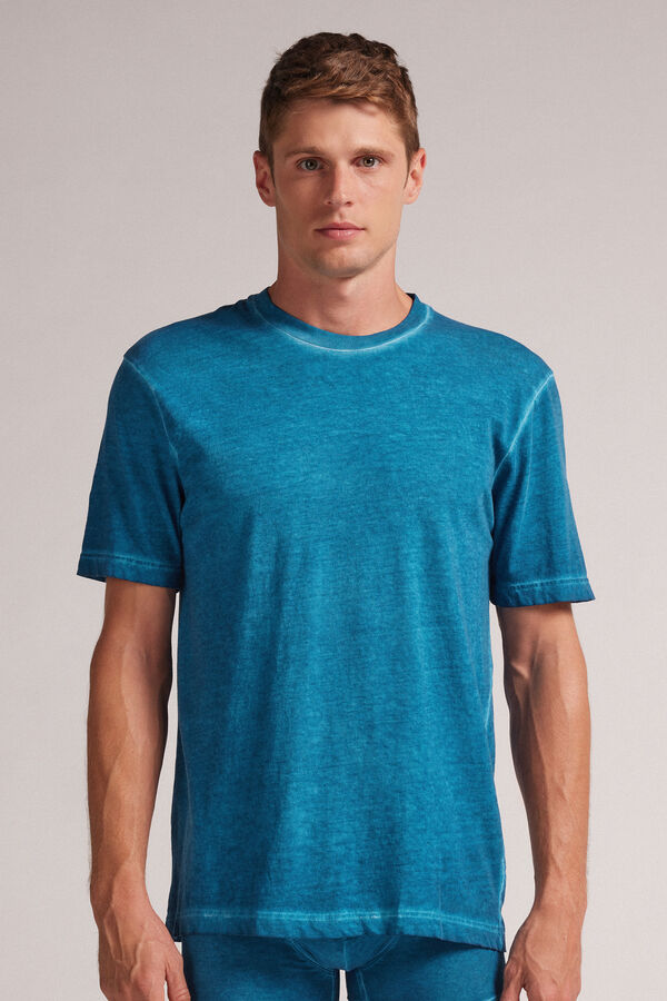 T-shirt Washed Collection in Cotone