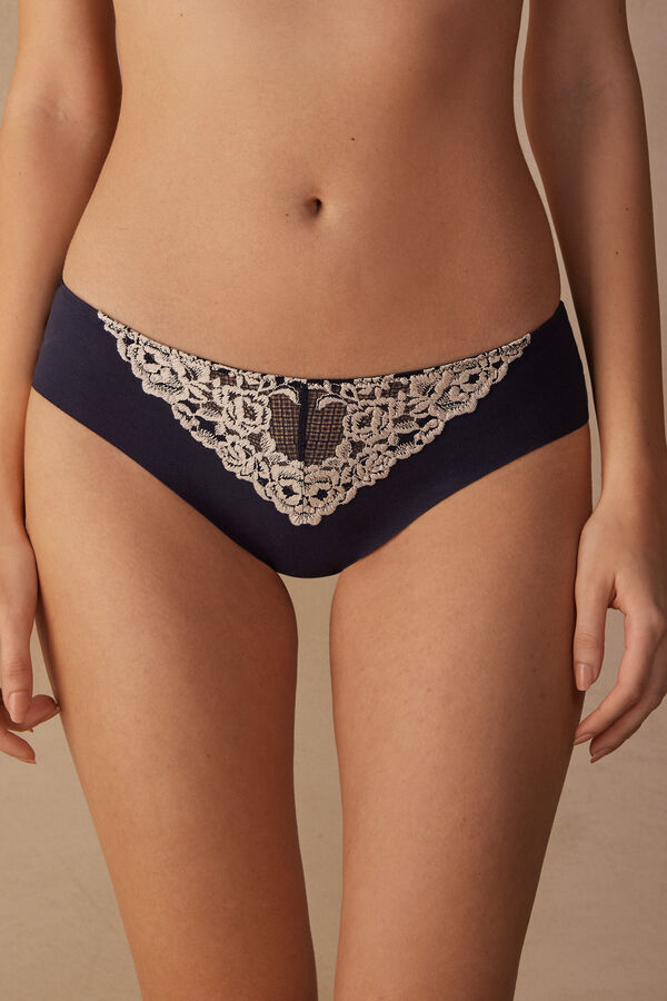 Slip in Cotone Senza Cuciture Pretty Flowers