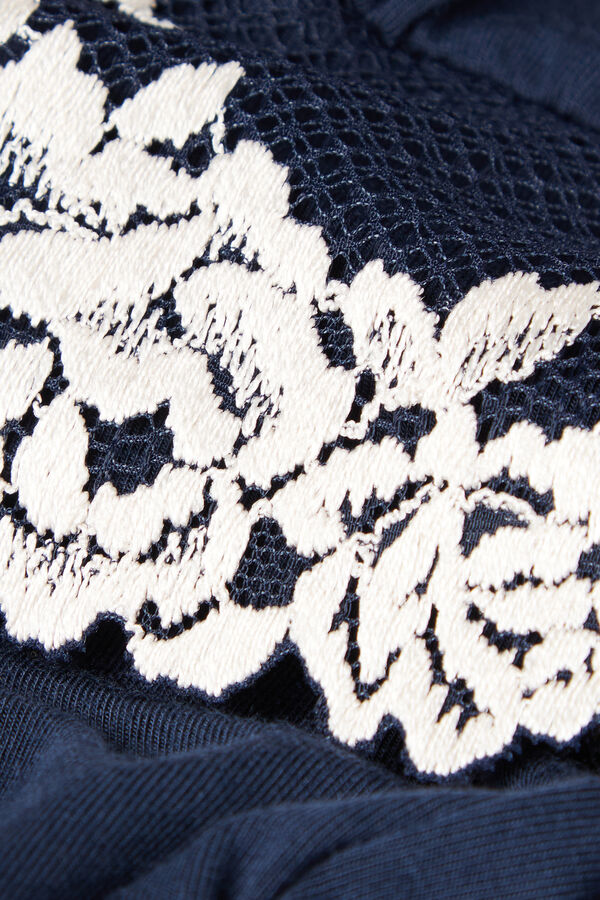 Pantalone Lungo in Modal con Polsino Pretty Flowers