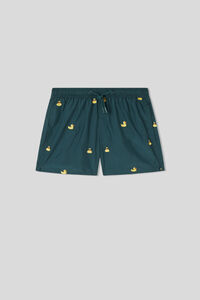 Costume Boxer Mare Bambino Ricamo Paperelle