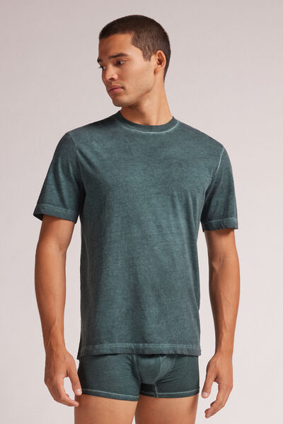 T-shirt Washed Collection in Cotone