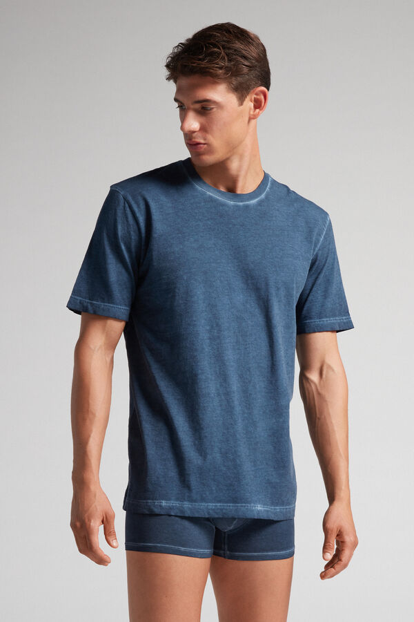 T-shirt Washed Collection in Cotone