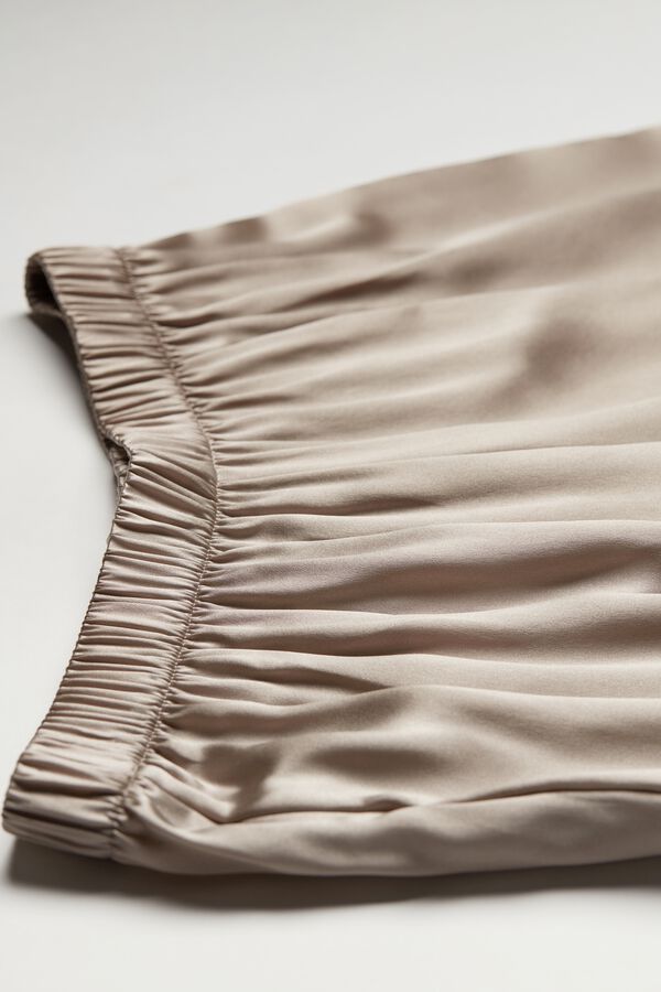 Pantalone Lungo in Raso di Seta
