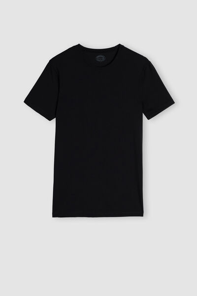 T-Shirt Uomo in Cotone Superior Elasticizzato