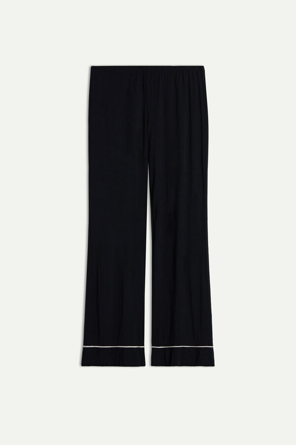 Pantalone Lungo in Modal Pretty Flowers