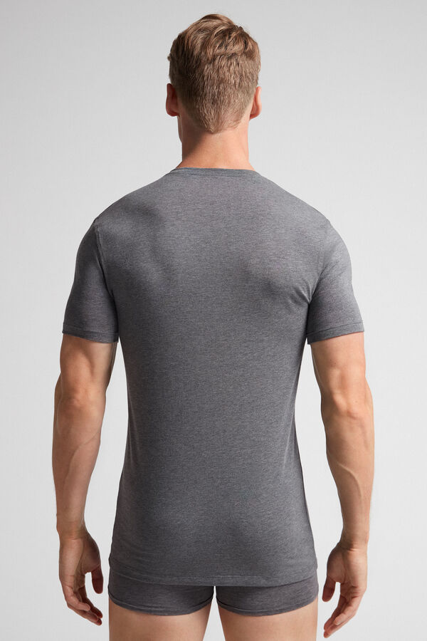 T-Shirt Uomo in Cotone Superior Elasticizzato