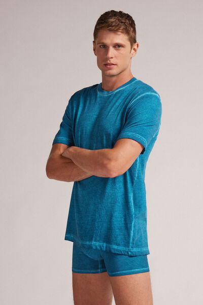 T-shirt Washed Collection in Cotone