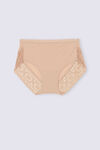 Slip Vita Alta in Microfibra Ultralight e Pizzo
