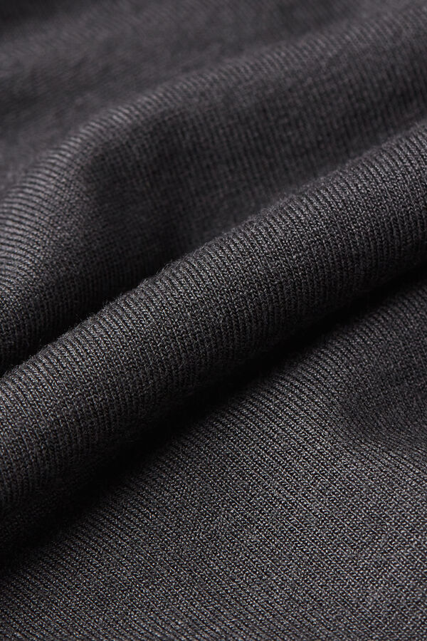 Smanicato a Collo Alto in Micromodal