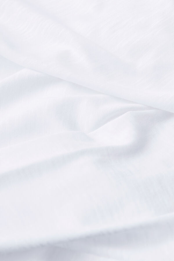 T-shirt in Cotone Fiammato