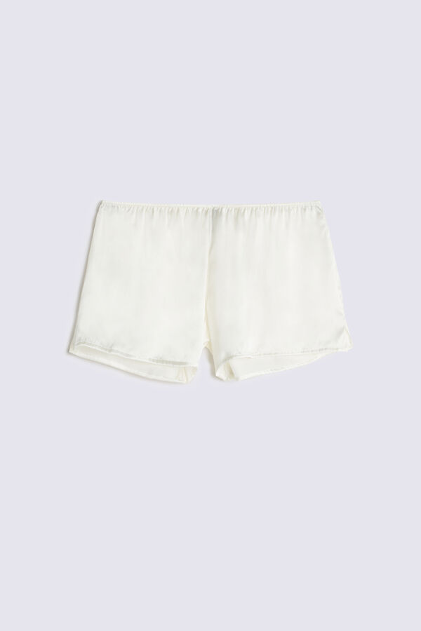 Pantaloncino Liscio in Raso di Seta
