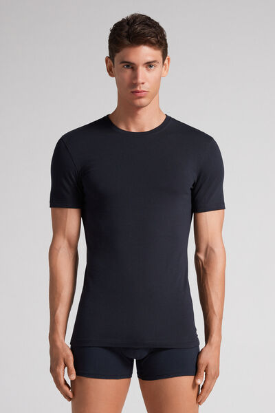 T-Shirt Uomo in Cotone Superior Elasticizzato