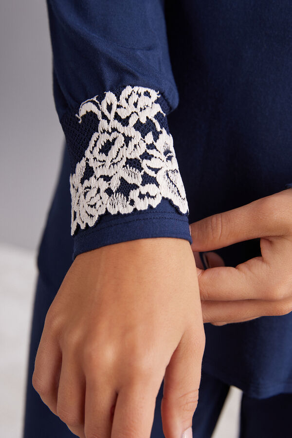 Maglia In Modal Pretty Flowers