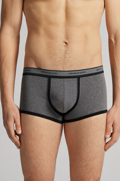 Boxer in Cotone Superior con Logo