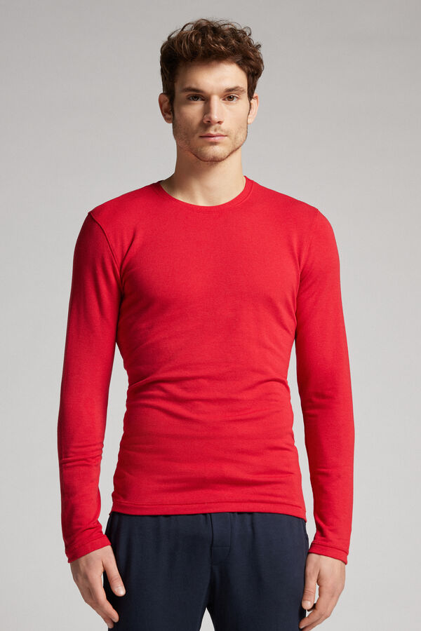 Maglia a Manica Lunga in Modal Cashmere