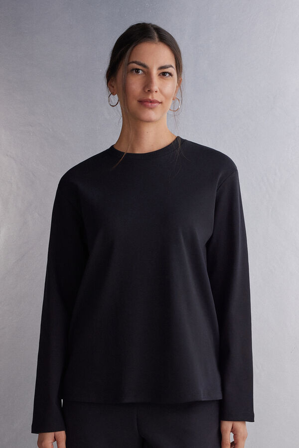 Maglia Manica Lunga in Cotone Luxury