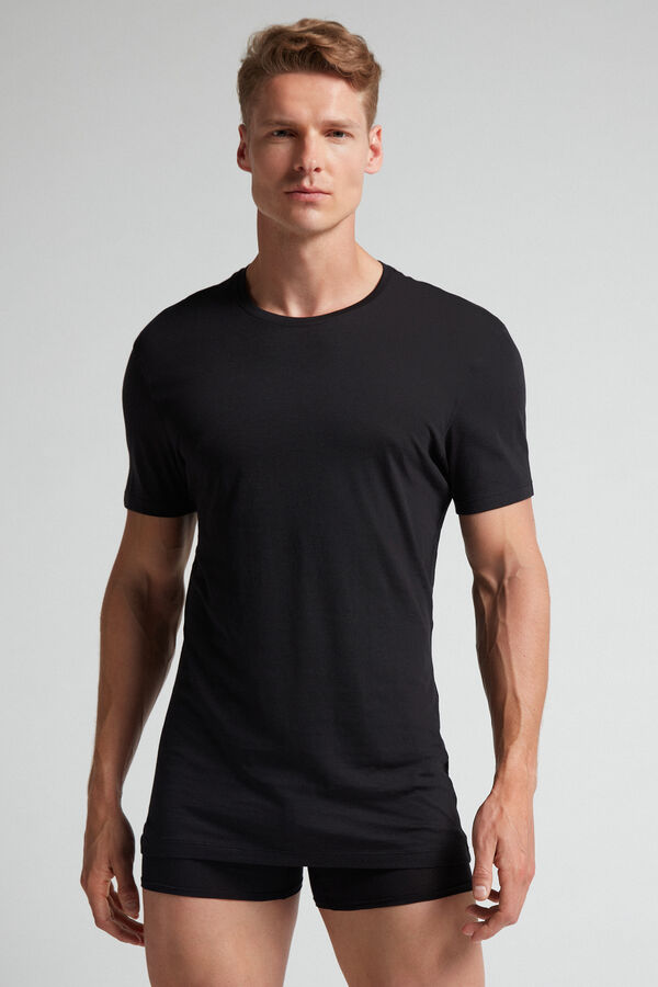T-Shirt in Cotone Superior Extrafine