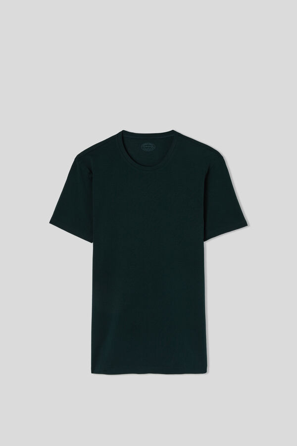 T-Shirt Uomo in Cotone Superior Elasticizzato