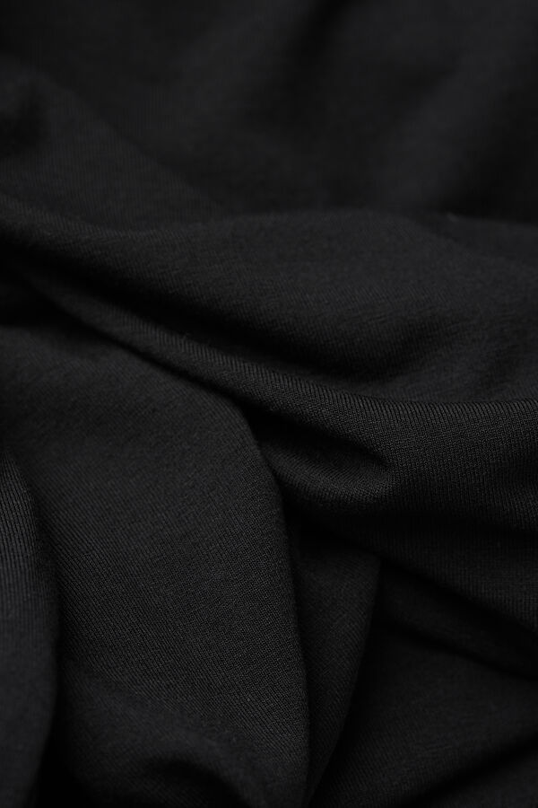 Maglia Manica Lunga Scollo a Barchetta in Micromodal