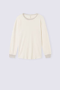 Maglia Manica Lunga Creamy Stripes