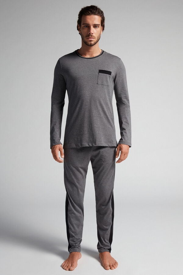Pigiama Lungo in Cotone Superior
