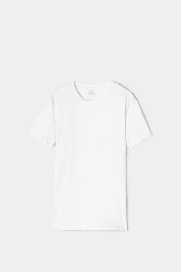 T-Shirt Uomo in Cotone Superior Elasticizzato