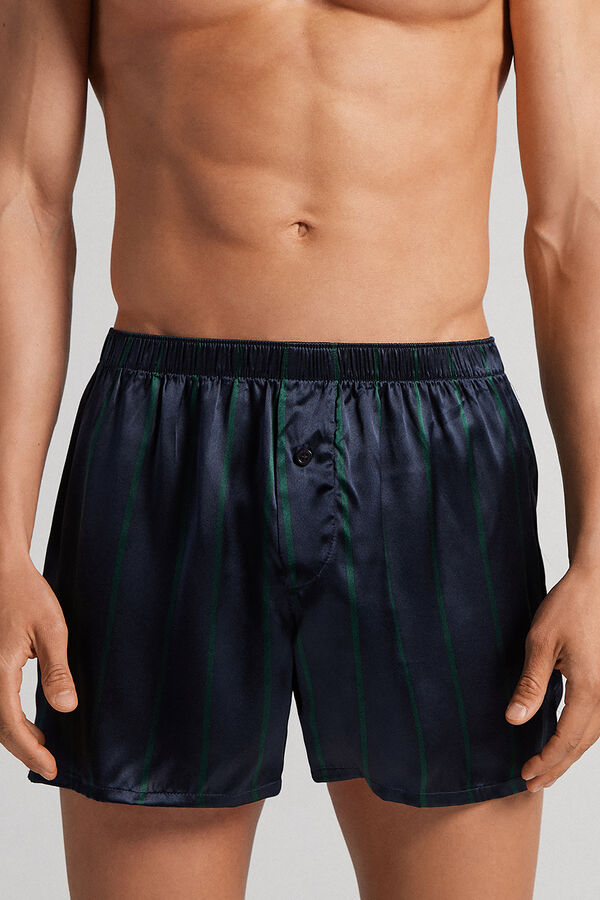 Boxer in Seta a Fantasia Righe
