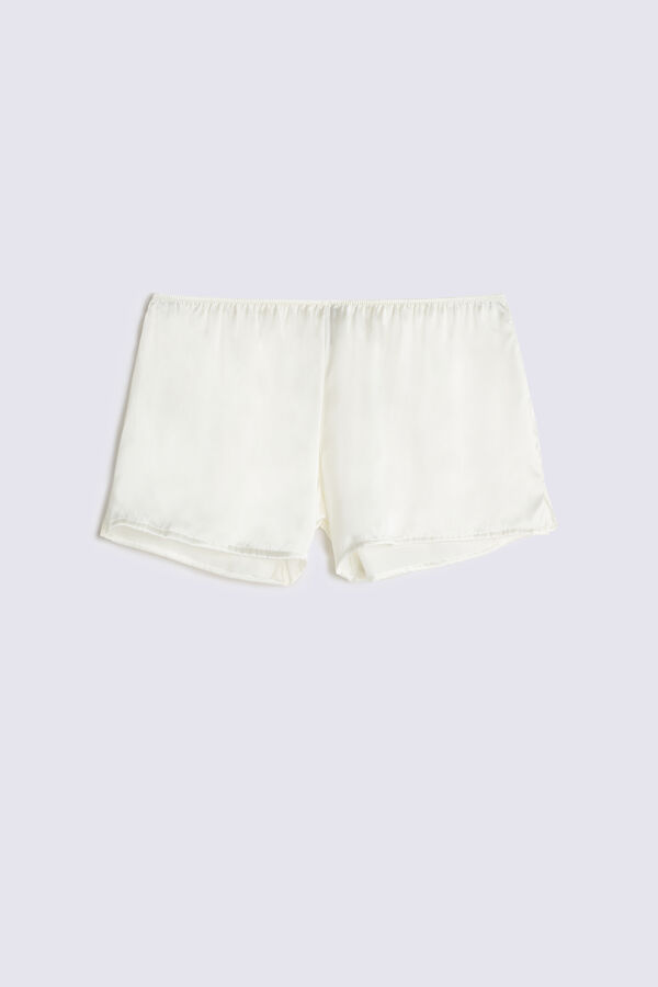 Pantaloncino Liscio in Raso di Seta